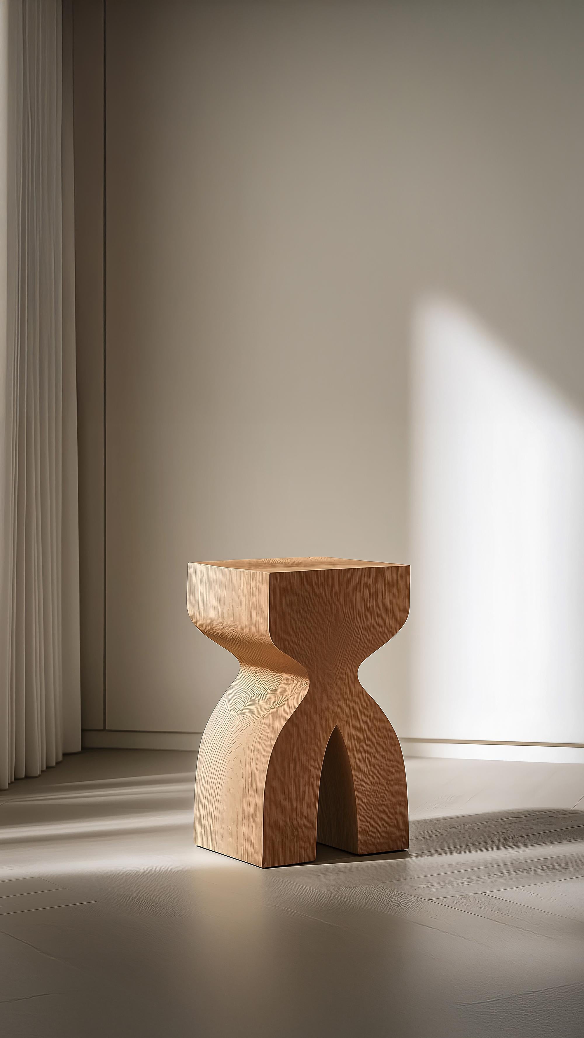 Mid-Century Modern Contemporary Socle No58 Side Table, Design by Joel Escalona For Sale