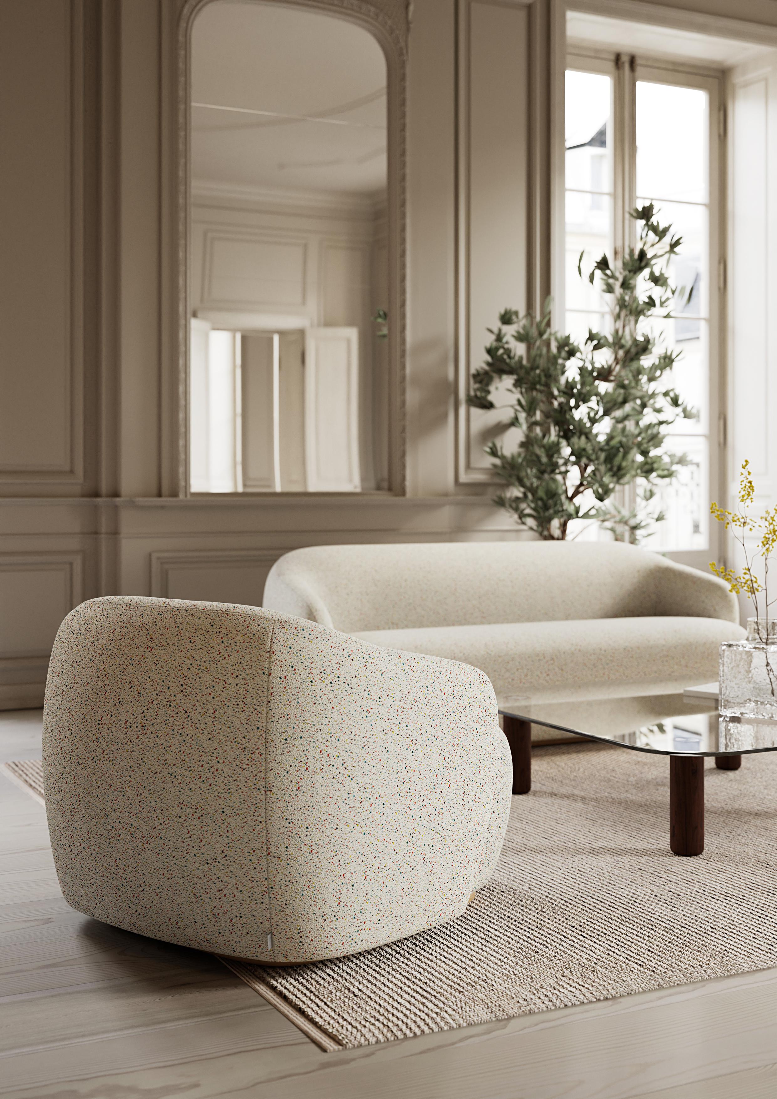 Contemporary Sofa 'Barba Club' by Fogia, Barnum For Sale 1