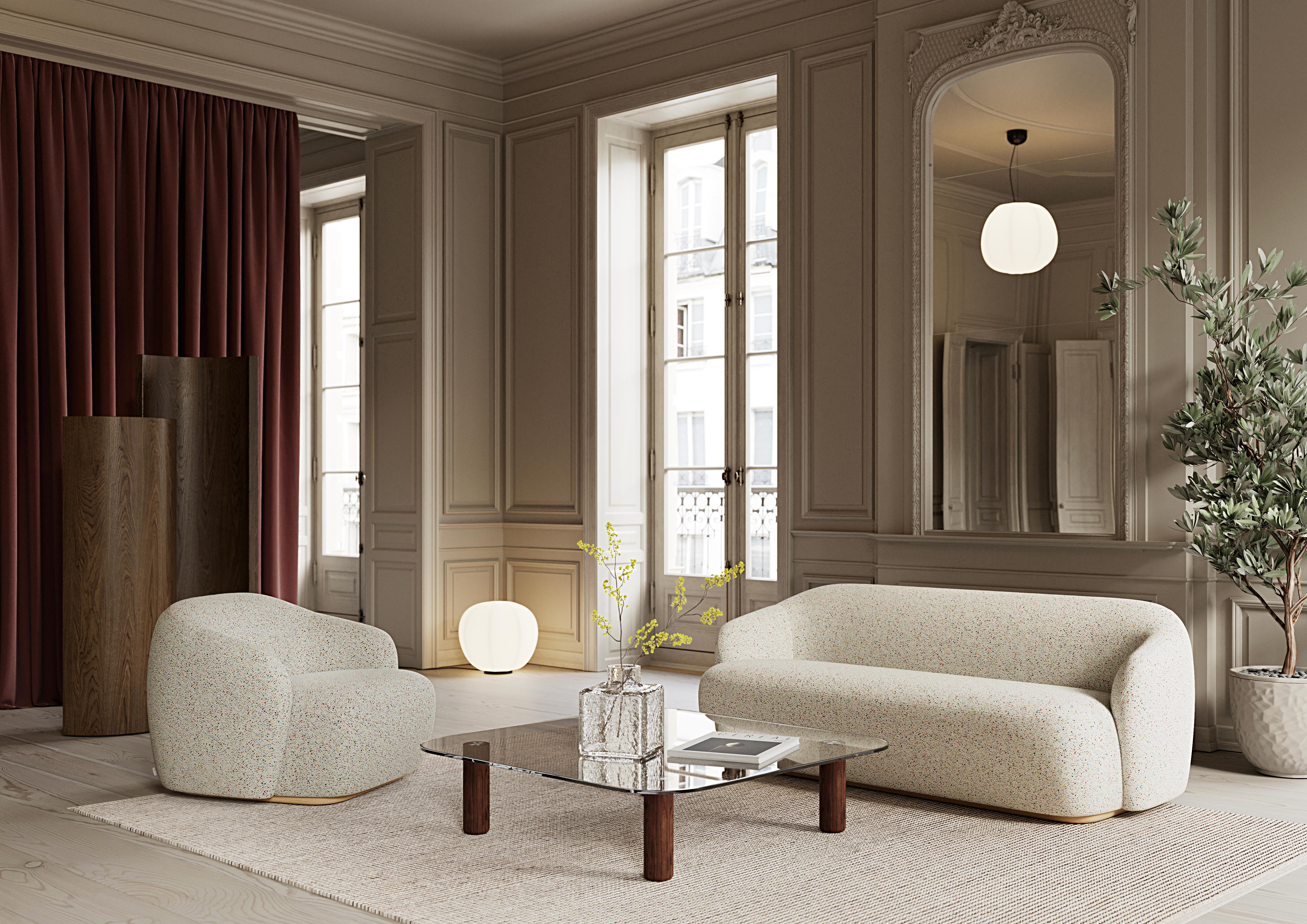 Contemporary Sofa 'Barba Club' by Fogia, Barnum For Sale 3