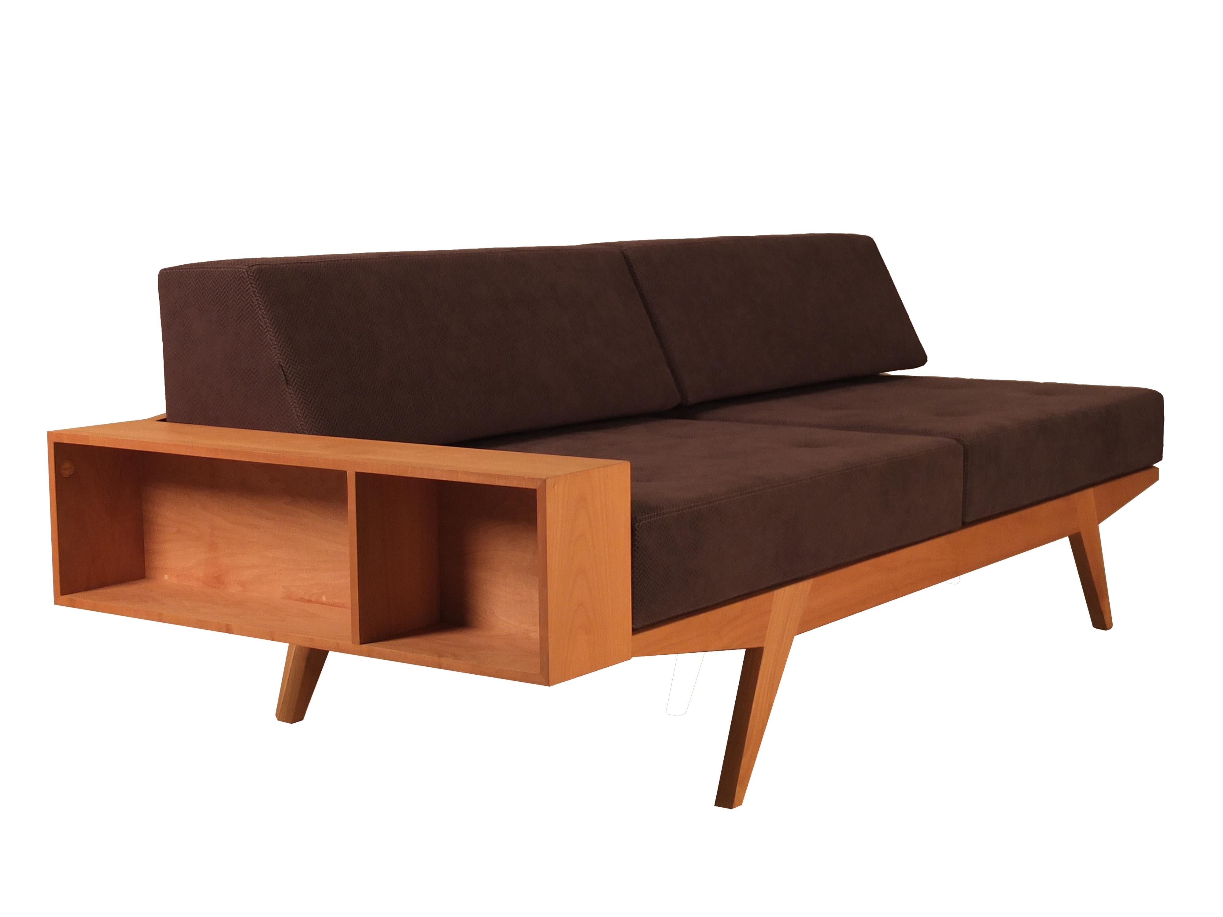 Italian Contemporary Sofa Bed with Removable Cushions
