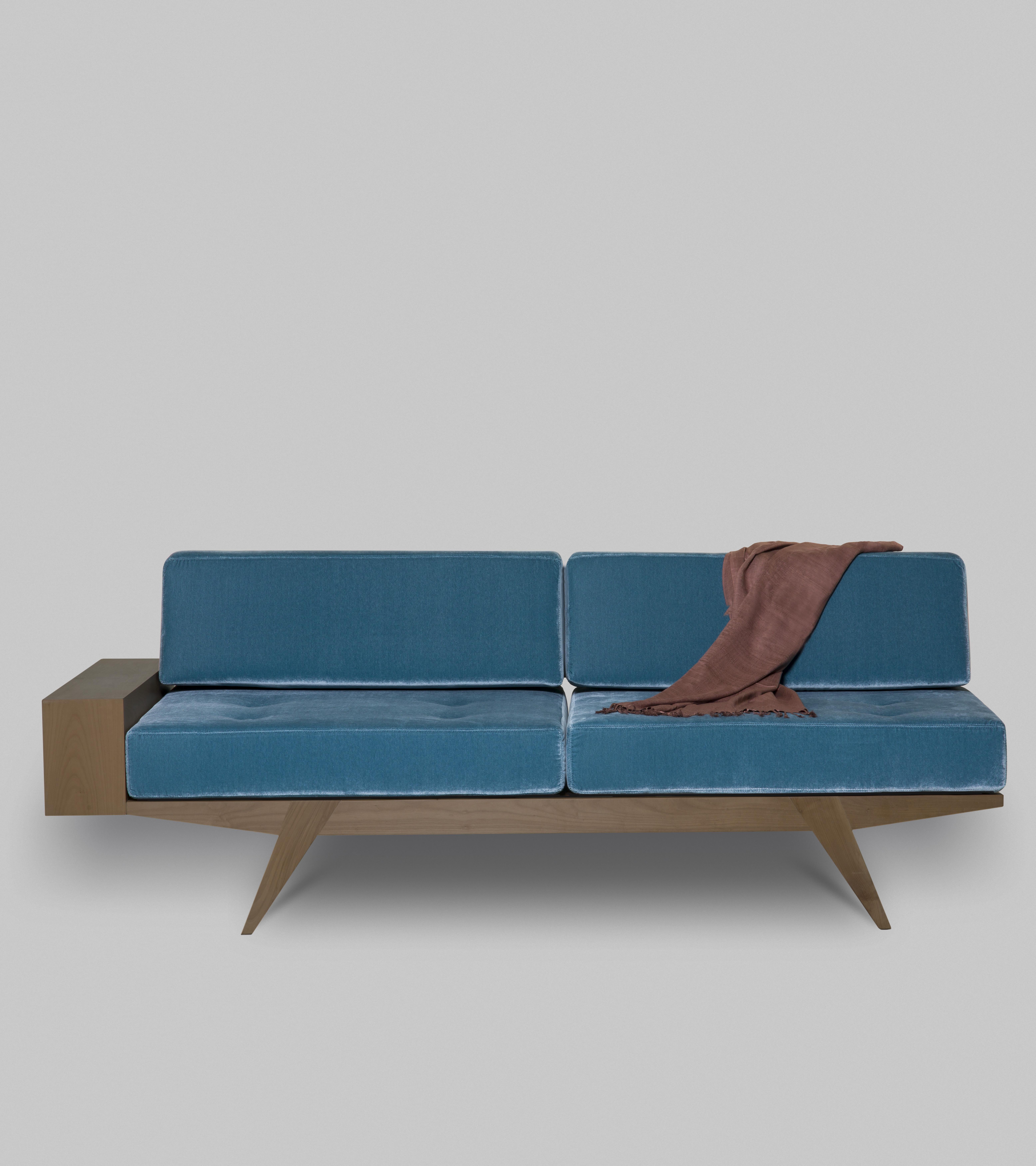 Contemporary Sofa Bed with Removable Cushions 1