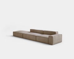 Contemporary Sofa 'Davis' by Amura Lab, Brera 850 - Brown 04