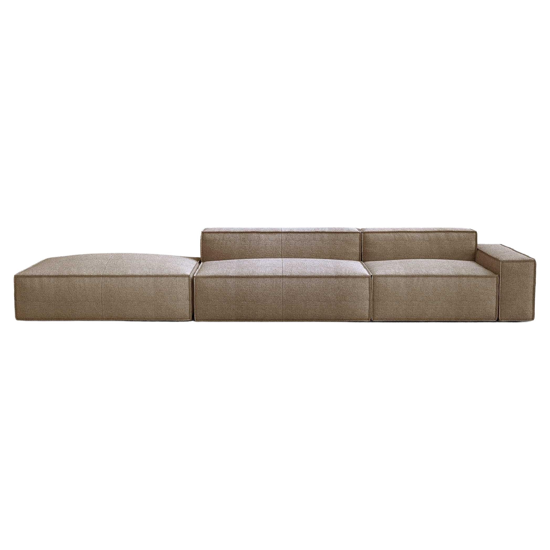 Contemporary Sofa 'Davis' by Amura Lab, Brera 850 - Brown 04 For Sale