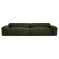 Contemporary Sofa 'Davis' by Amura Lab, Model 021.022, Brera 850, Green 11