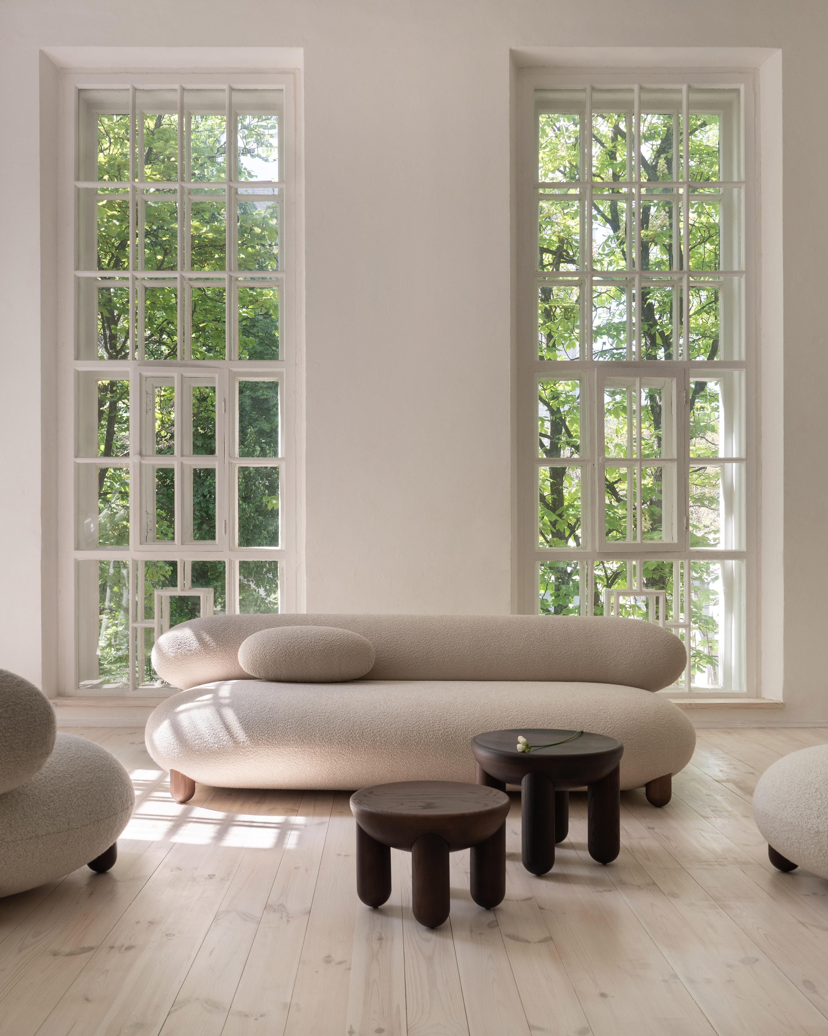 Canapé contemporain 'Flock' by Noom, Baloo Boucle, 240 cm en vente 5