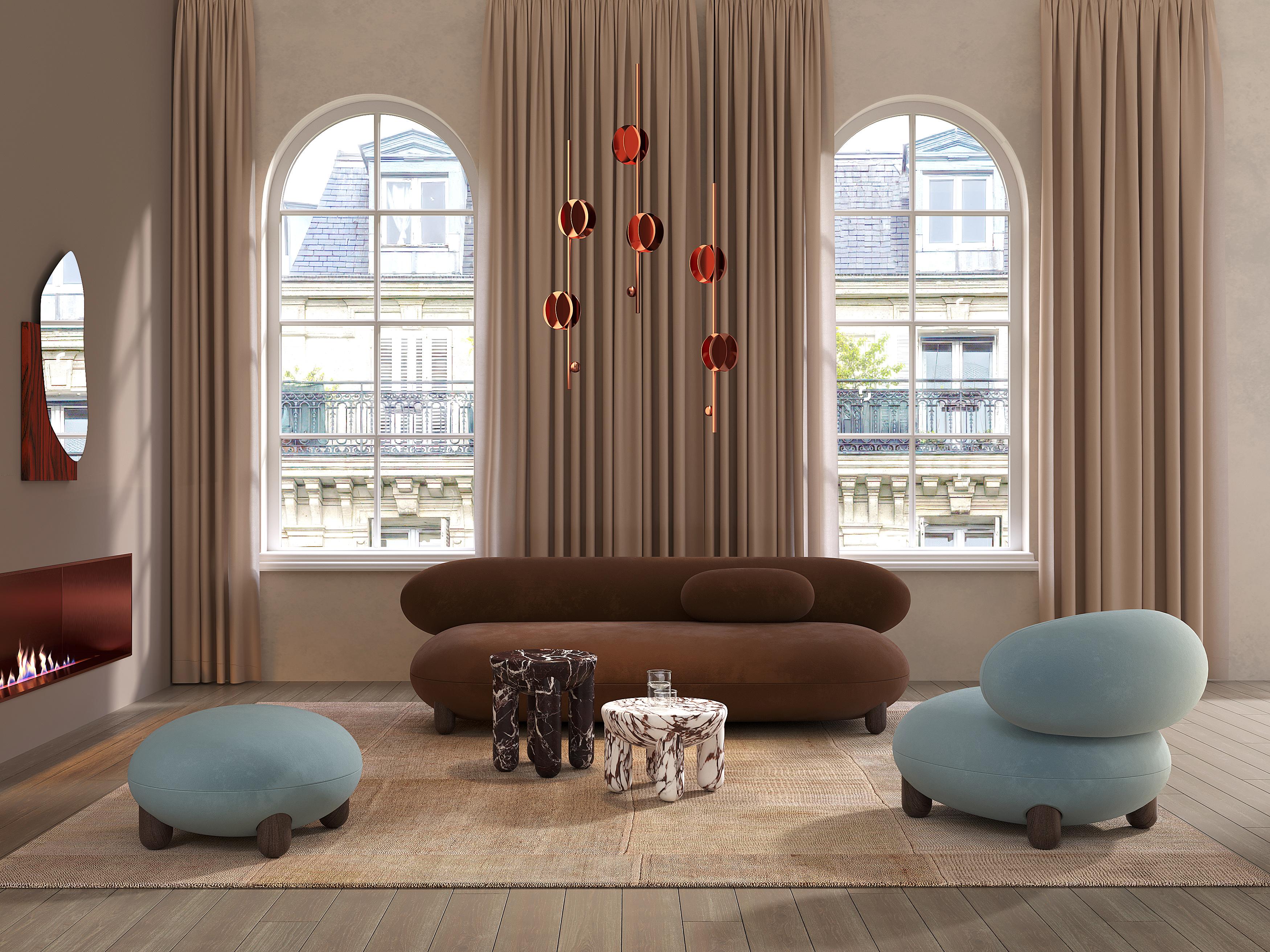 Canapé contemporain 'Flock' by Noom, Baloo Boucle, 240 cm en vente 10