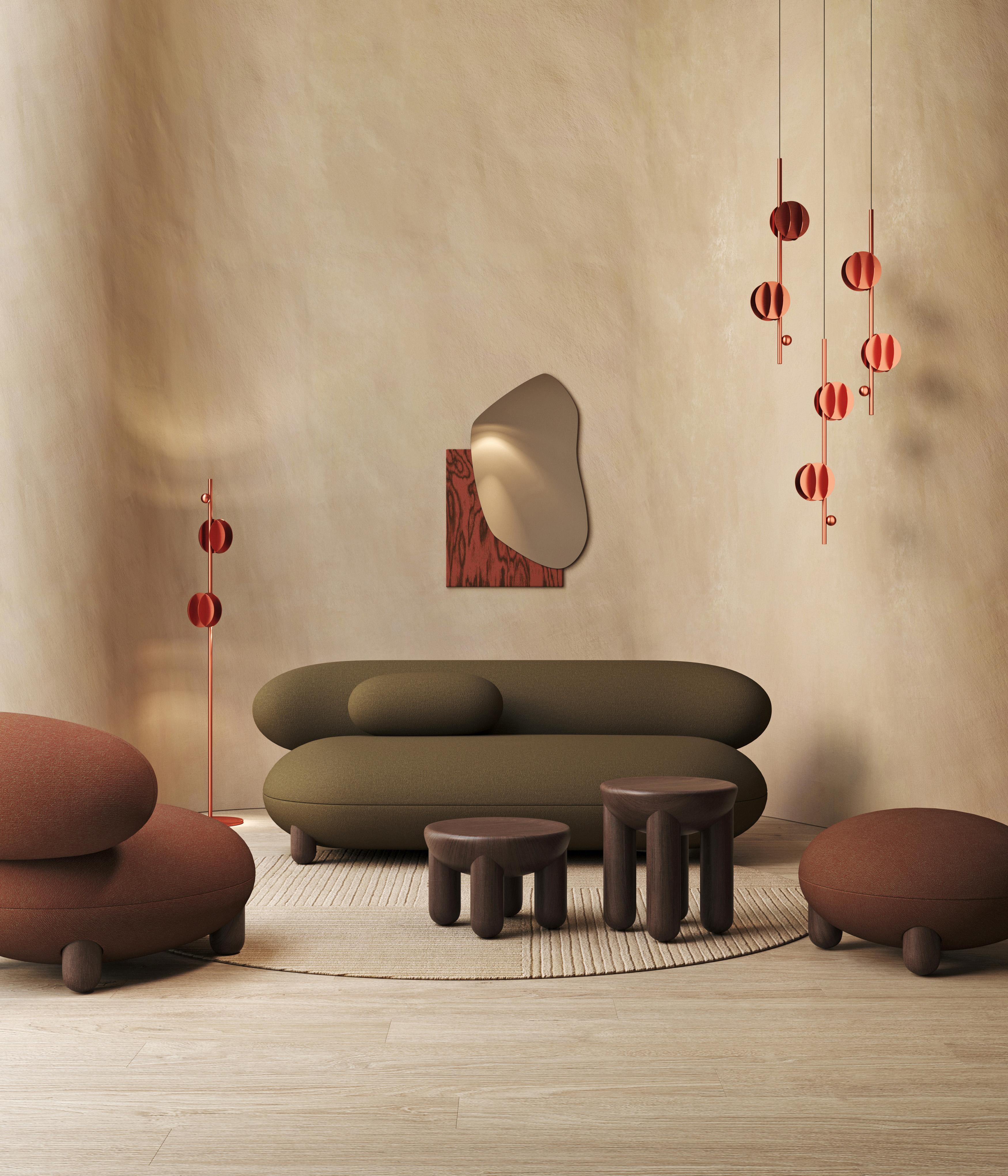 Canapé contemporain 'Flock' by Noom, Baloo Boucle, 240 cm en vente 11