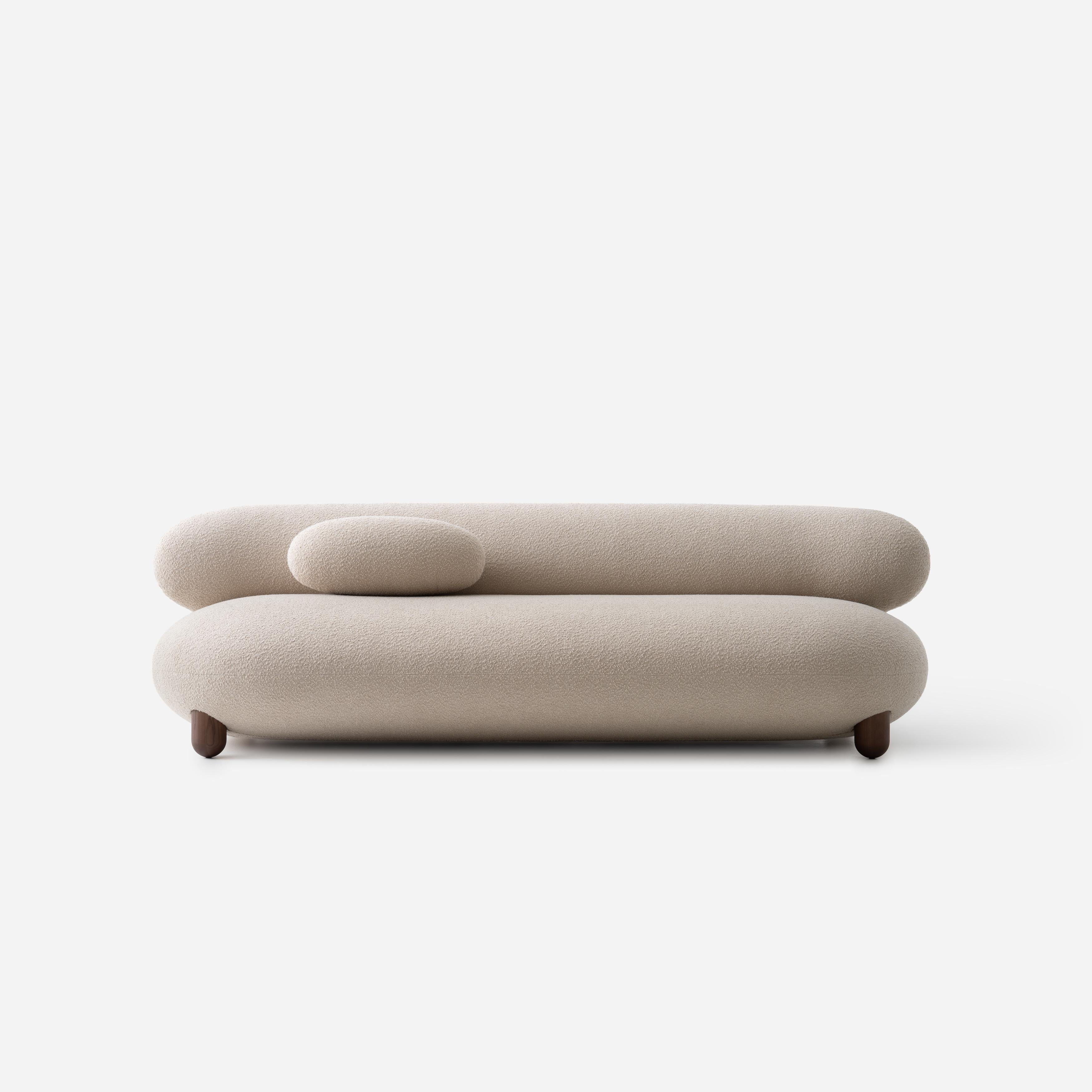 Canapé contemporain 'Flock' by Noom, Baloo Boucle, 240 cm Neuf - En vente à Paris, IDF