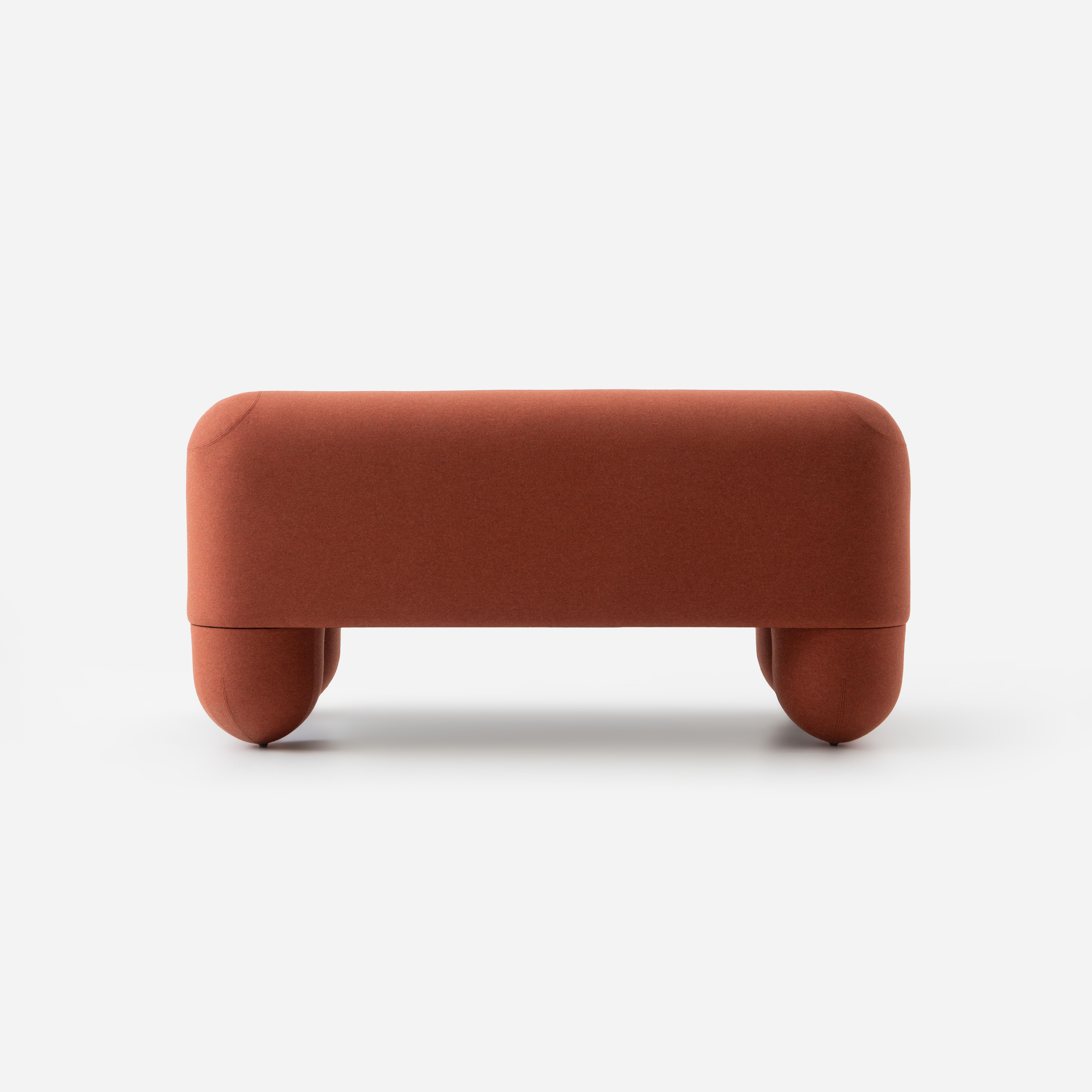 Contemporary Sofa 'Hello' by Denys Sokolov x Noom, Orange For Sale 1