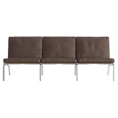 Contemporary Sofa 'MAN' by Norr11, Three Seater, Dunes, Brown
