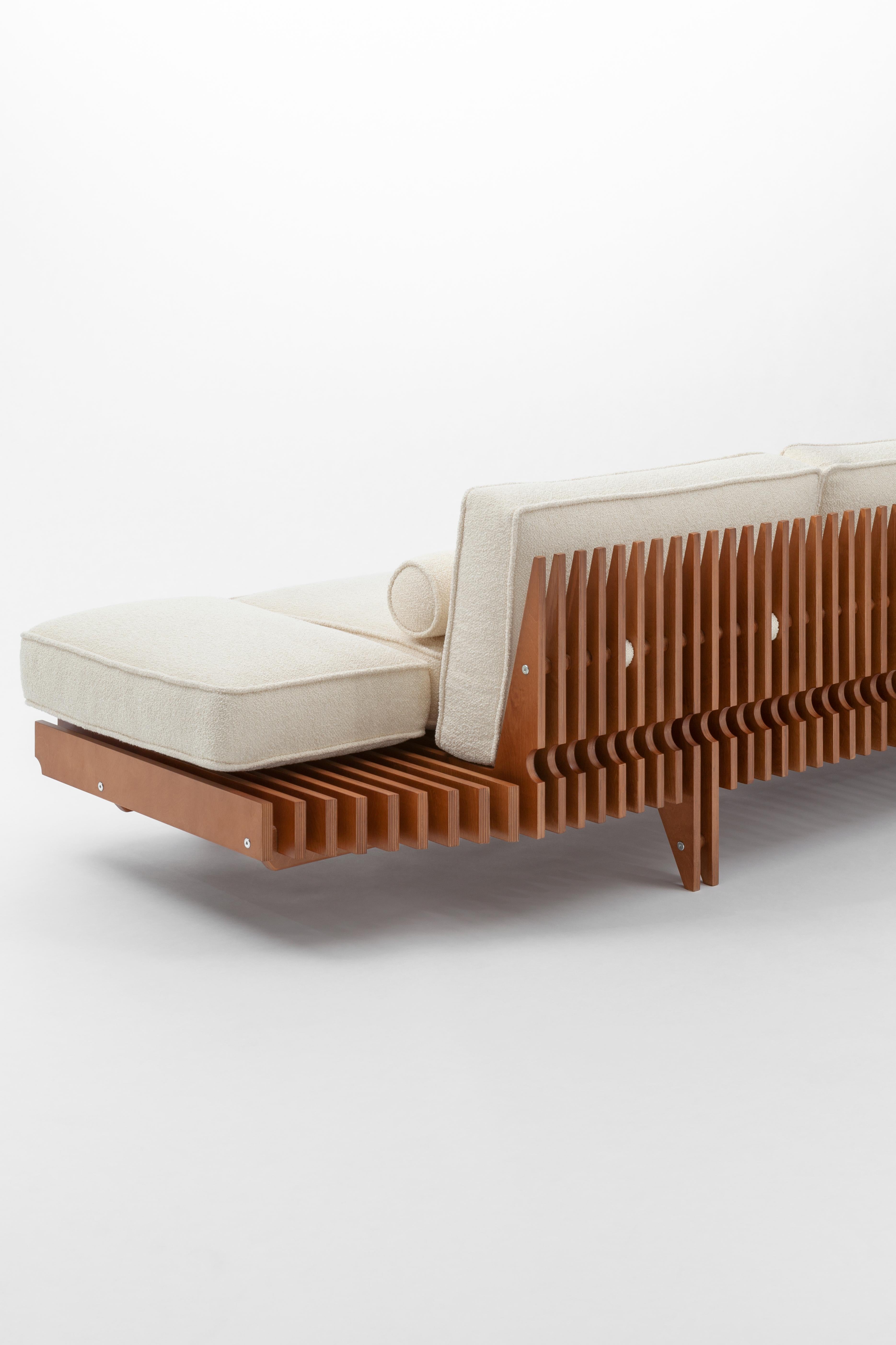 Hand-Crafted Contemporary Sofa Muir by Hannes Peer  For Sale