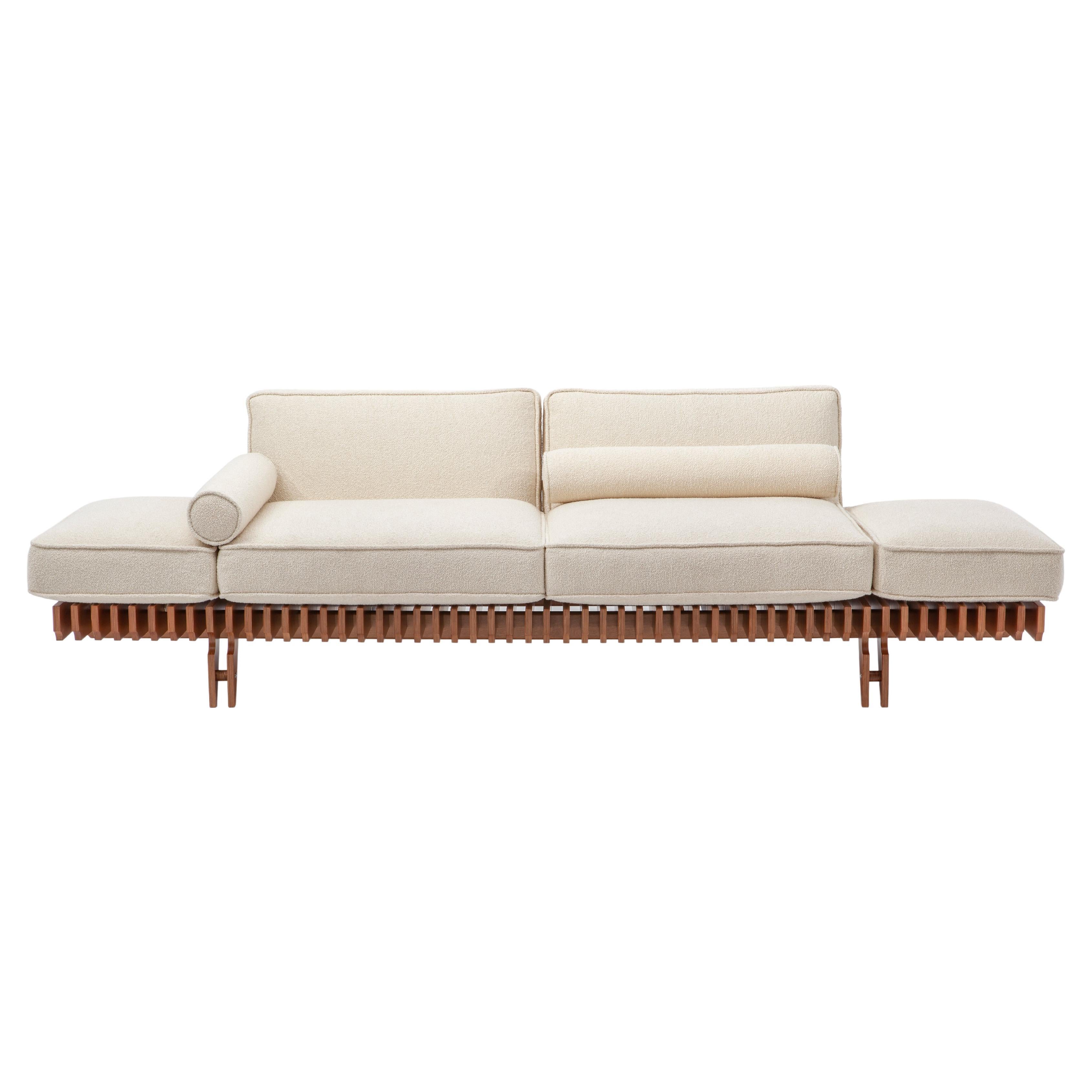 Contemporary Sofa Muir by Hannes Peer