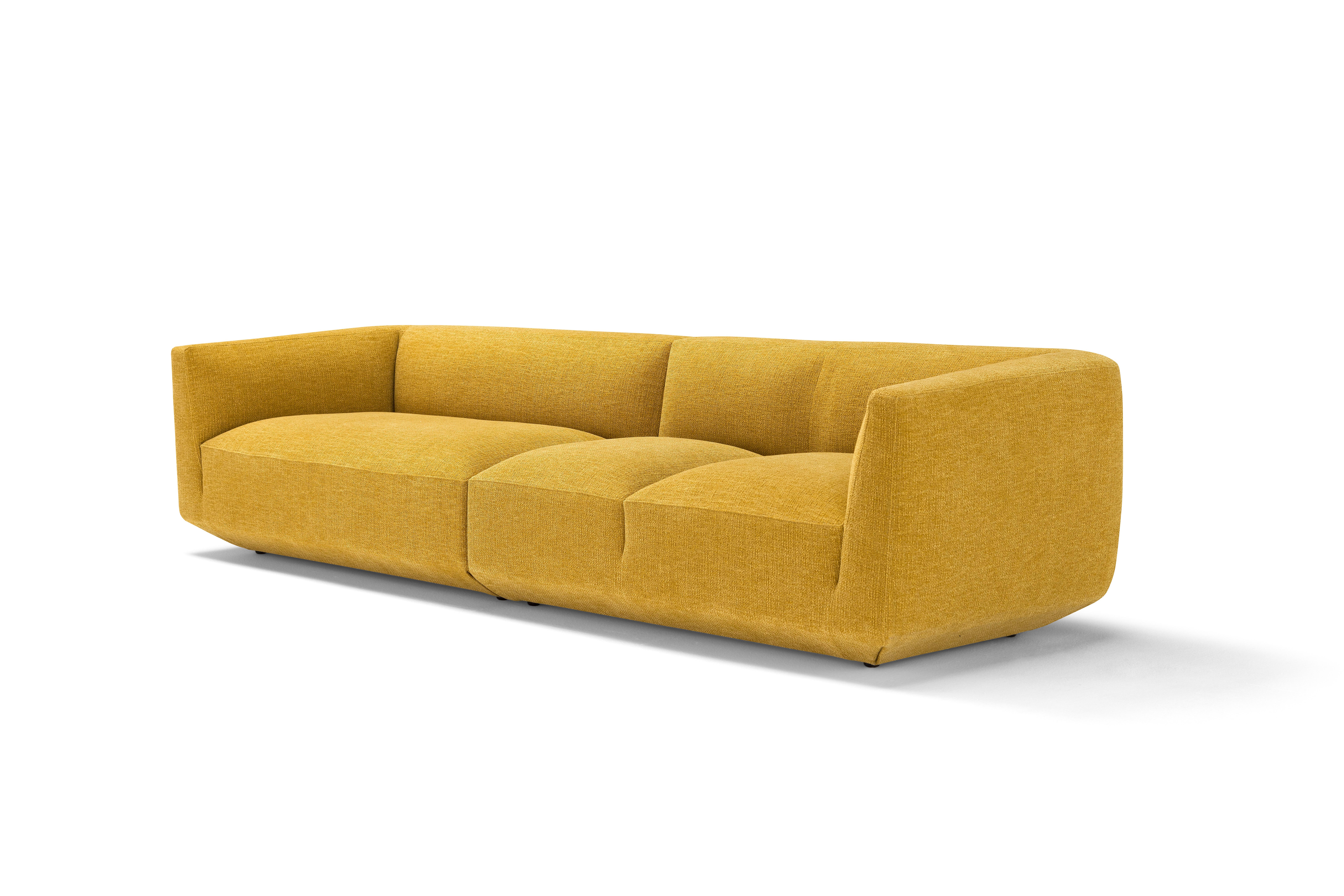 Zeitgenössisches Sofa „Panis“ von Amura Lab, Setup 215l + 216, Siena 06 im Angebot 4