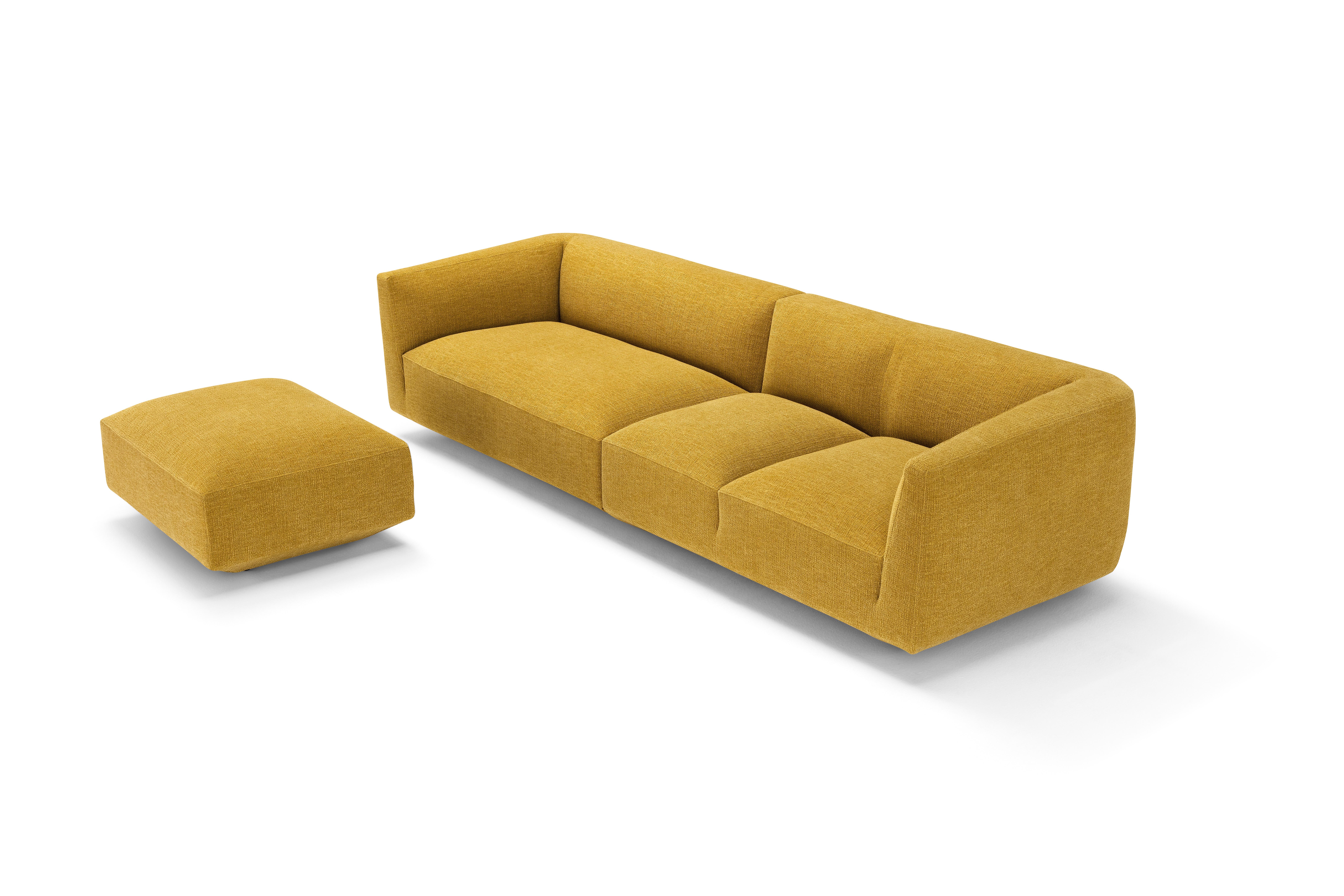 Contemporary Sofa 'Panis' by Amura Lab, Setup 215l + 216, Siena 06 For Sale 9