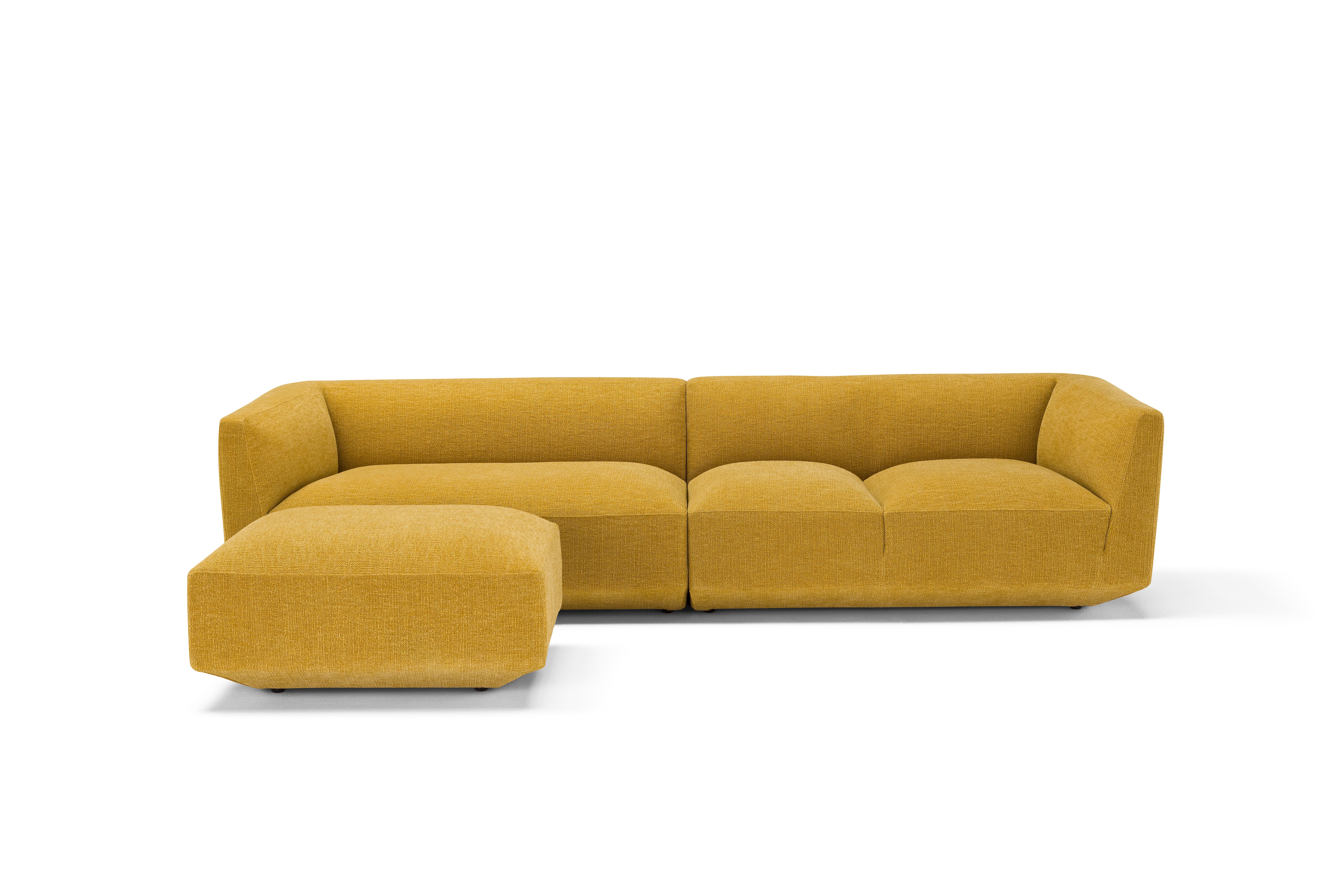 Italian Contemporary Sofa 'Panis' by Amura Lab, Setup 215l + 216, Siena 06 For Sale