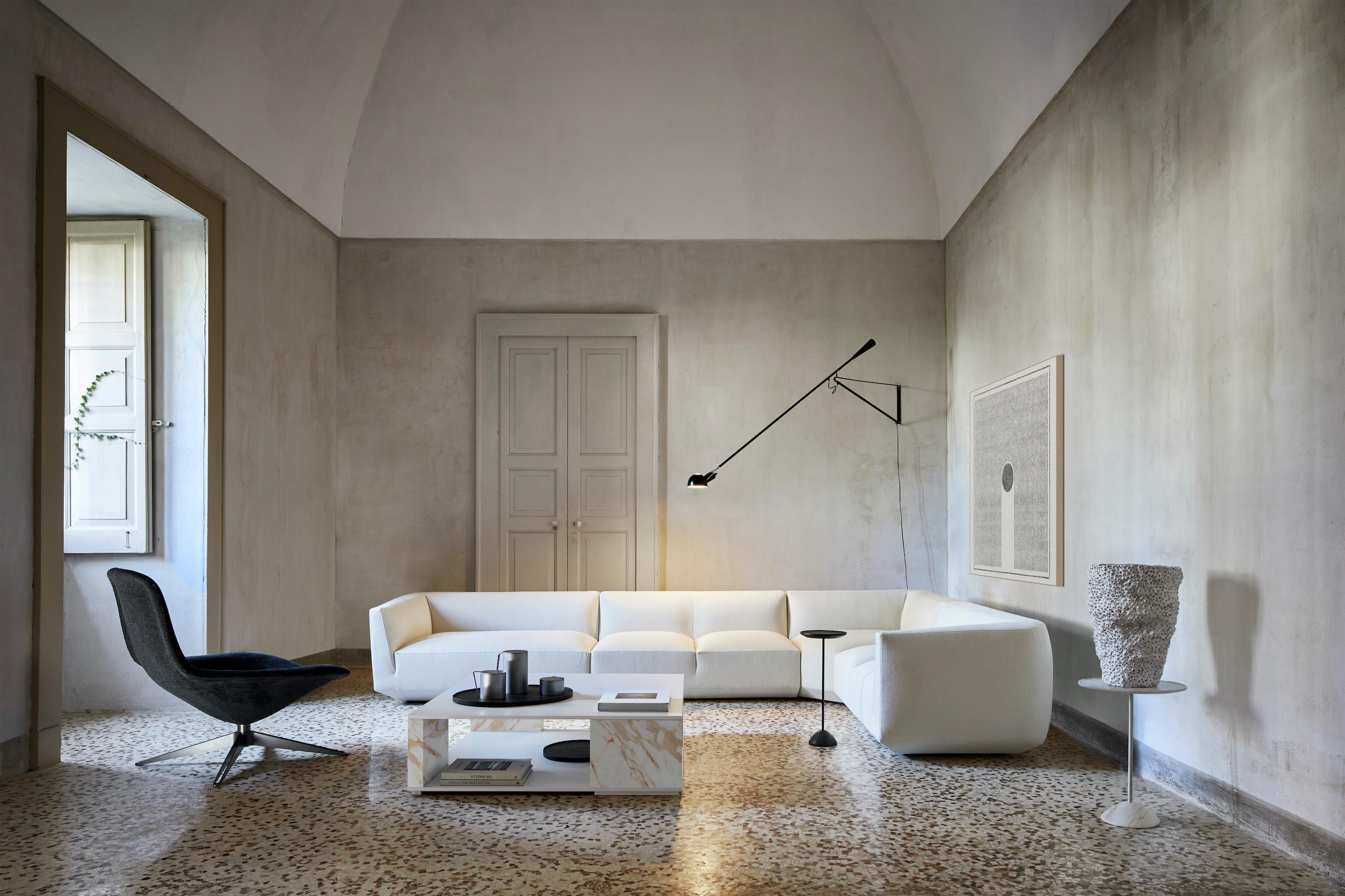 Contemporary Sofa 'Panis' by Amura Lab, Setup 215l + 216, Siena 06 For Sale 3