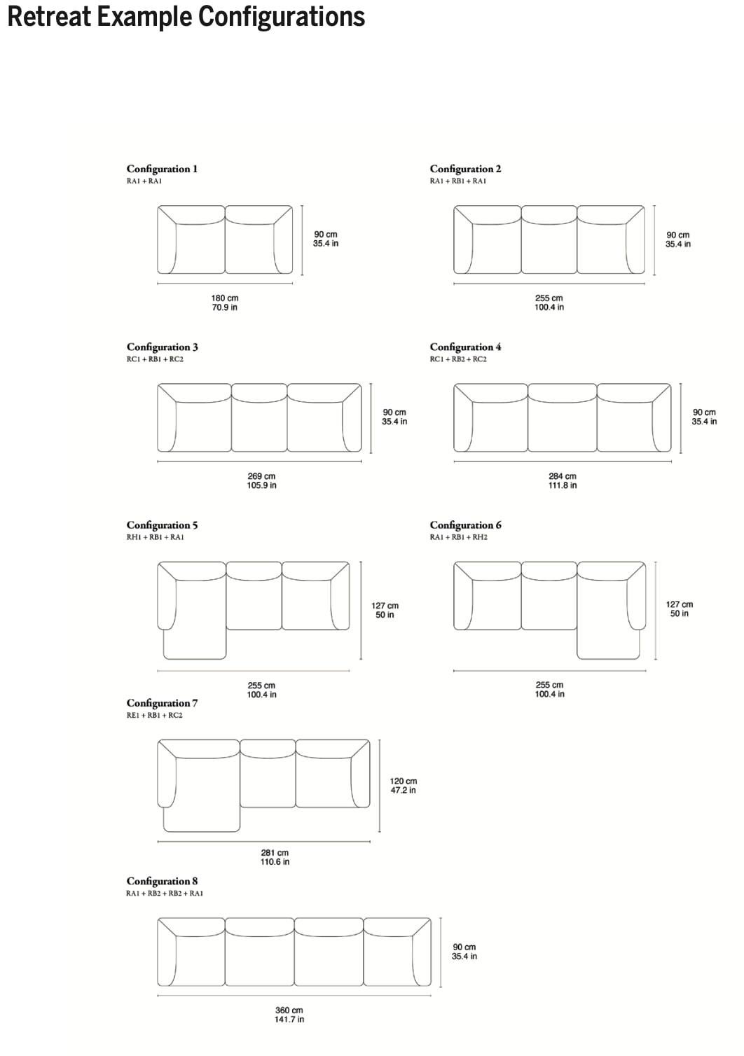 Contemporary Sofa 'Retreat' by Monica Förster X Fogia, Ecriture-0240 (Setup 1) For Sale 14