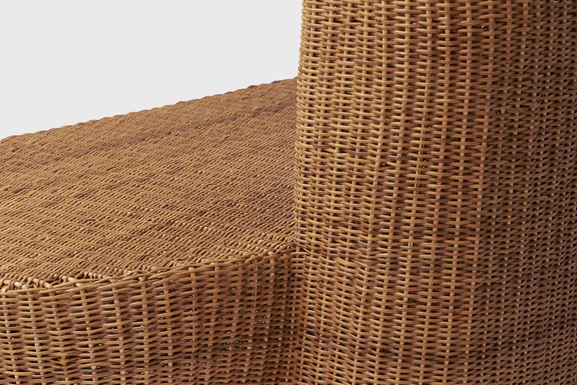 Colombian Contemporary Sofa, Sustainable Natural Yaré Fiber, by Fango 'F. Jaramillo' For Sale