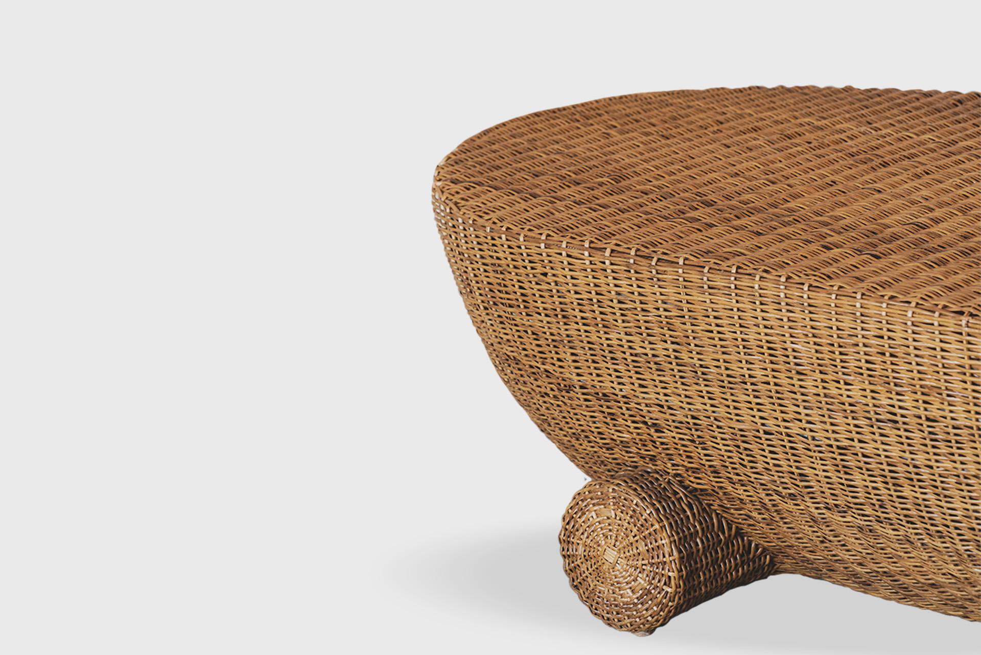 Métal Canapé contemporain, fibre Yaré naturelle et durable, par Fango (F. Jaramillo) en vente