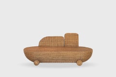 Zeitgenössisches Sofa, nachhaltige natürliche Yaré-Faser, von Fango (F. Jaramillo)