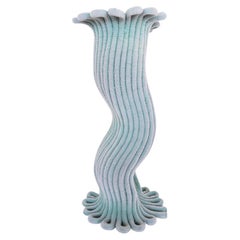 Zeitgenössische weiche Fallschirmrope-Vase, einfarbig, Medium, von Sarah Roseman