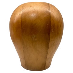 Contemporary Solid Beech Hat Block Display Stand 22 1/2 by Guy Morse-Brown