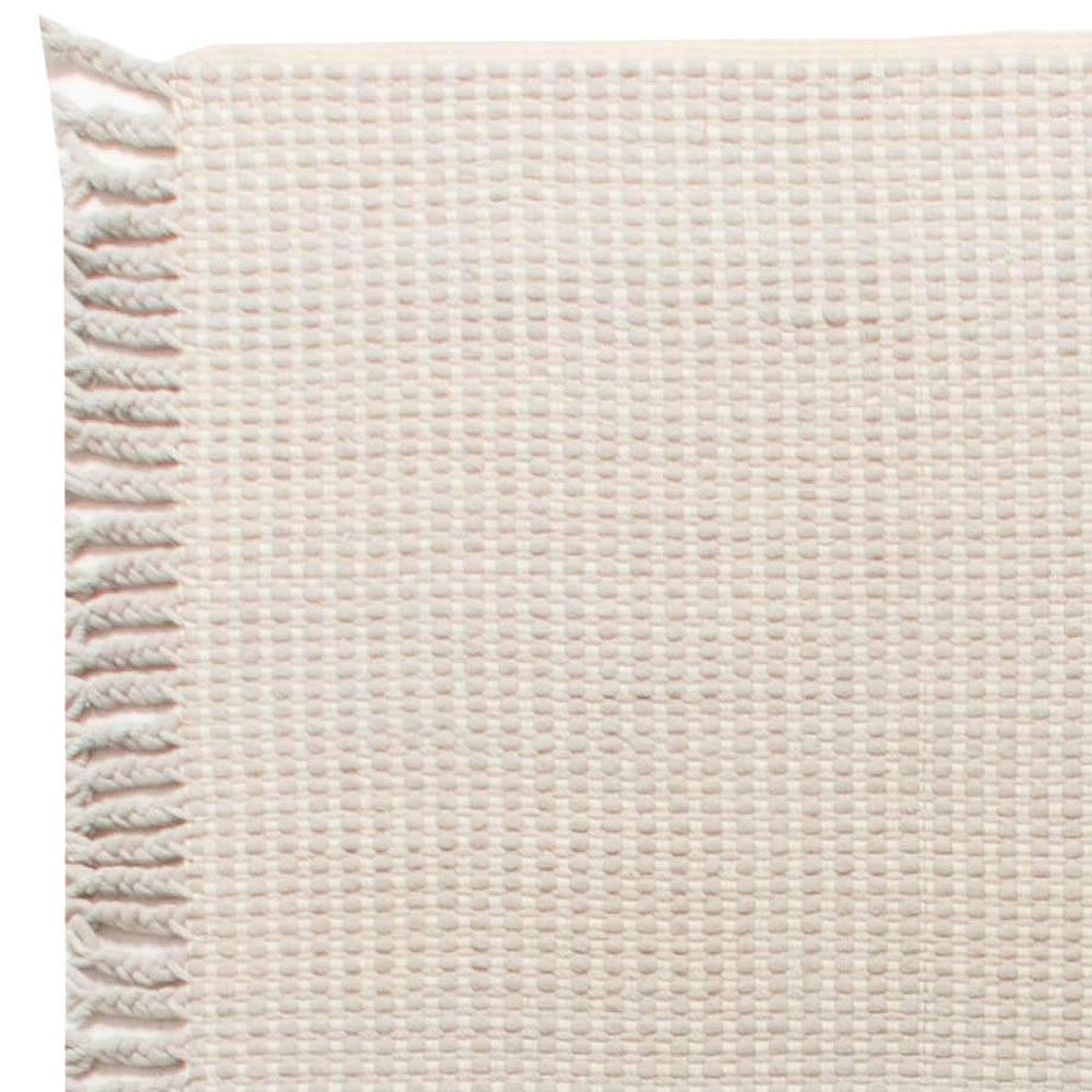 Hand-Woven Contemporary Solid Beige, Gray Flat-Weave Wool Rug by Doris Leslie Blau For Sale