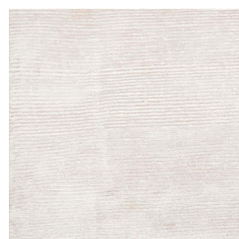 XXI secolo e contemporaneo Contemporary Solid Beige Wool Rug by Doris Leslie Blau in vendita