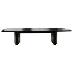 Contemporary Solid black ash Hera Dining Table by Tim Vranken