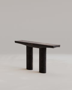 Console 160 Contemporary Solid Black Port Saint Laurent Abraccio par Studio Narra