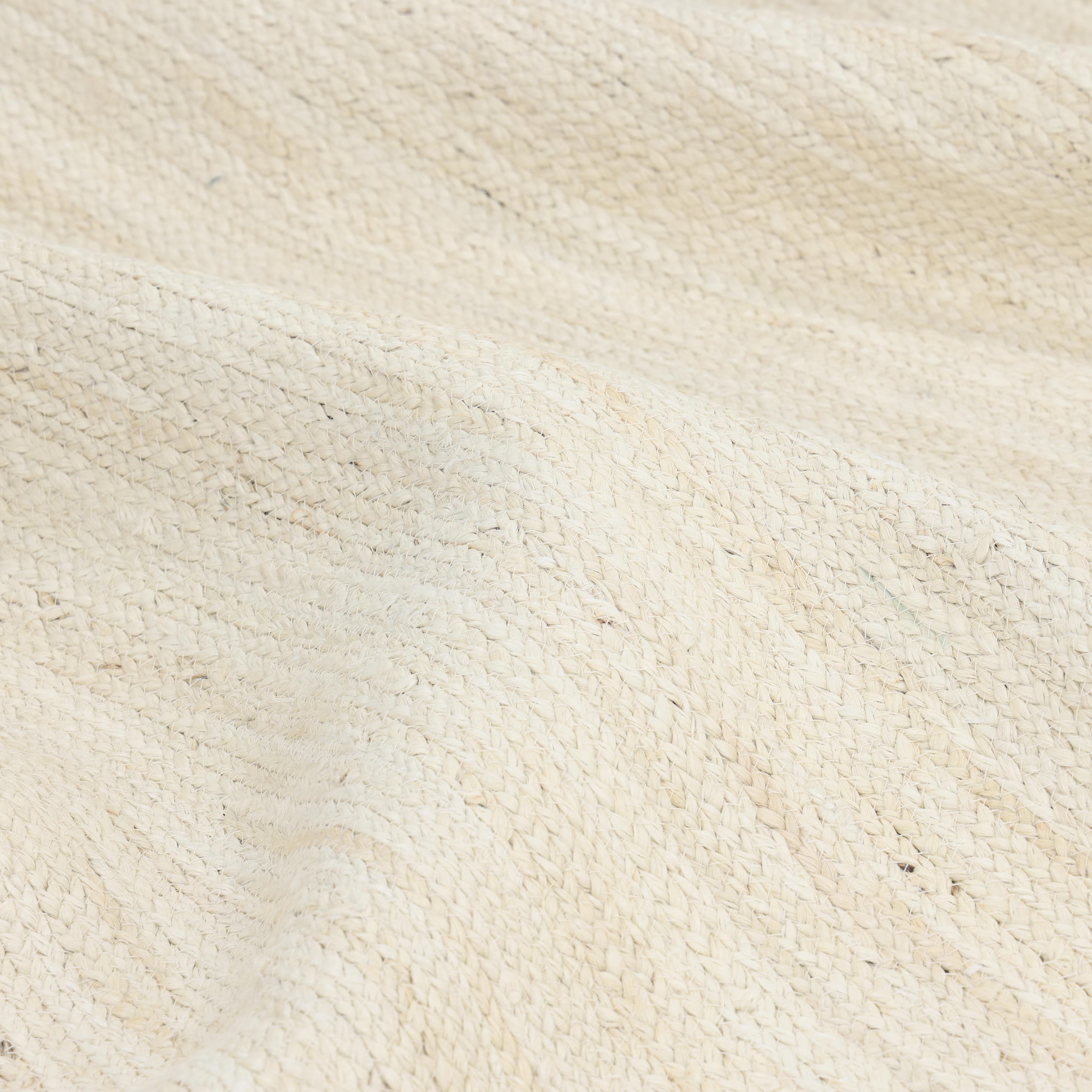 Contemporary Solid Hand Made Beige Area Rug 5' 0