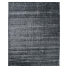 Contemporary Solid Hand Made Dark Gray Area Rug 3' 0" x 5' 0"