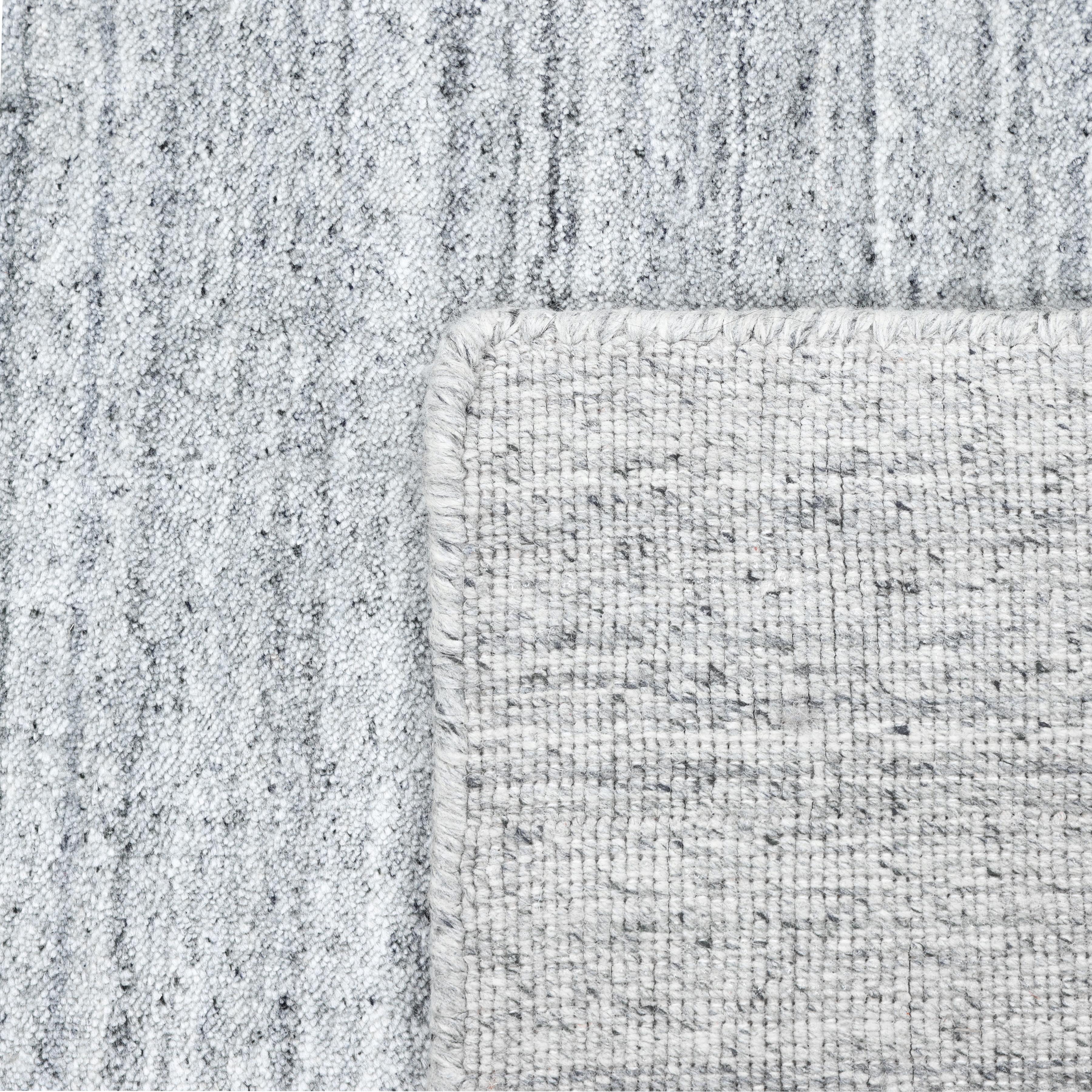 XXI secolo e contemporaneo Tappeto d'area grigio Made Solid Contemporary 10' 0