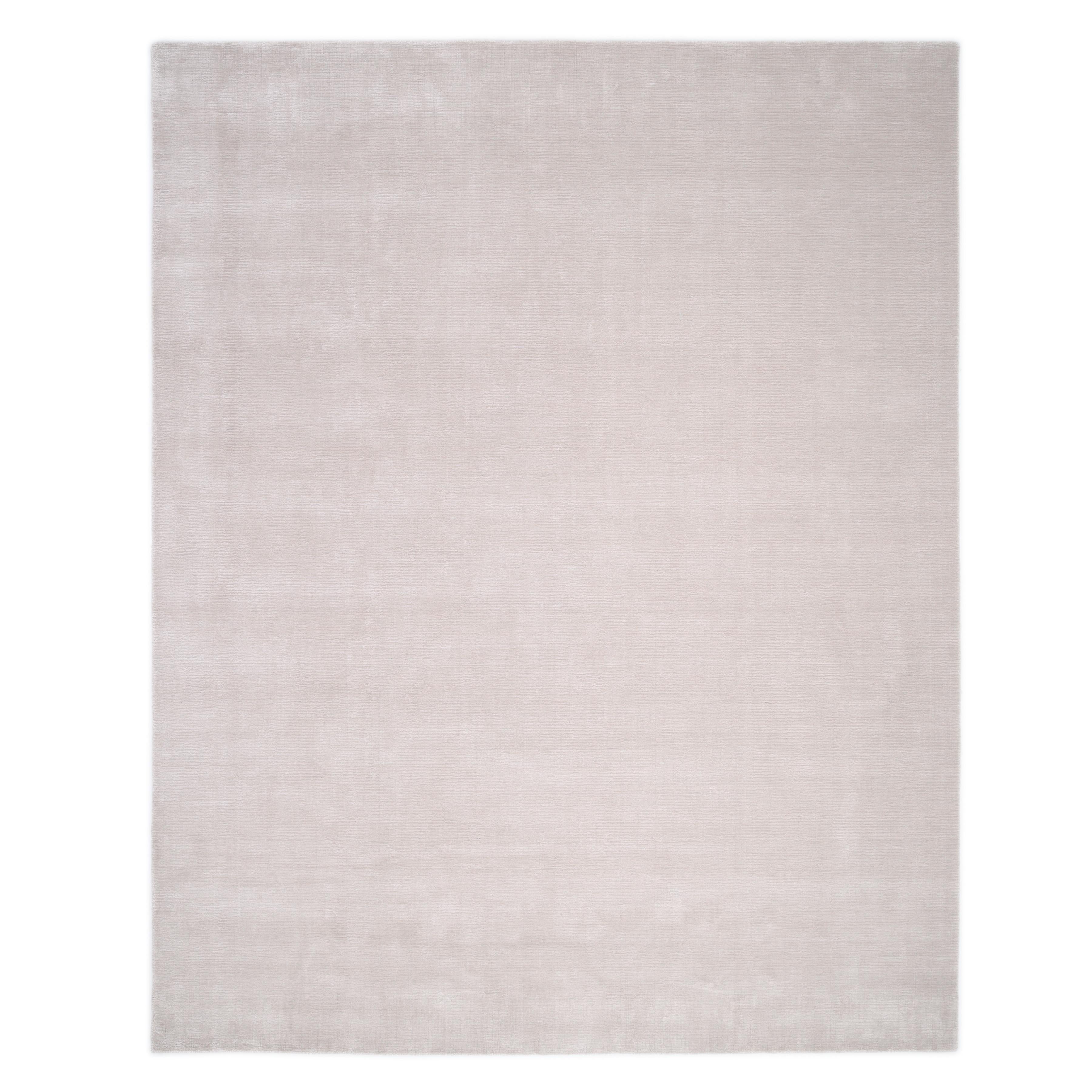 Contemporary Solid Hand Made Gray Area Rug 10' 0" x 14' 0"
