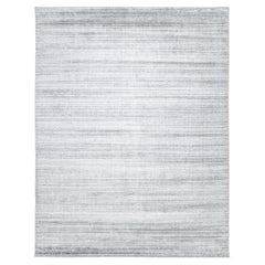 Contemporary Solid Hand Made Gray Area Rug 10' 0" x 14' 0"