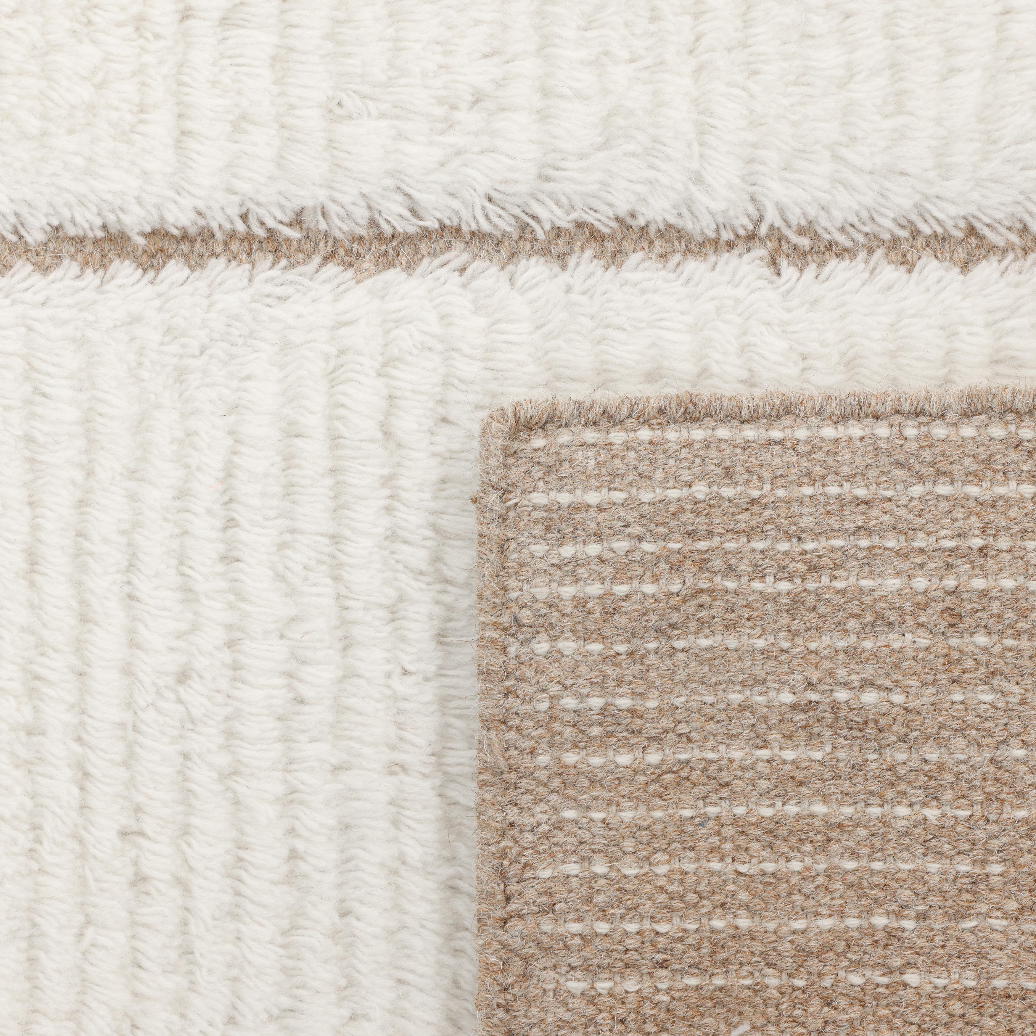 Tappeto per l'area avorio Made Solid Contemporary 8' 0