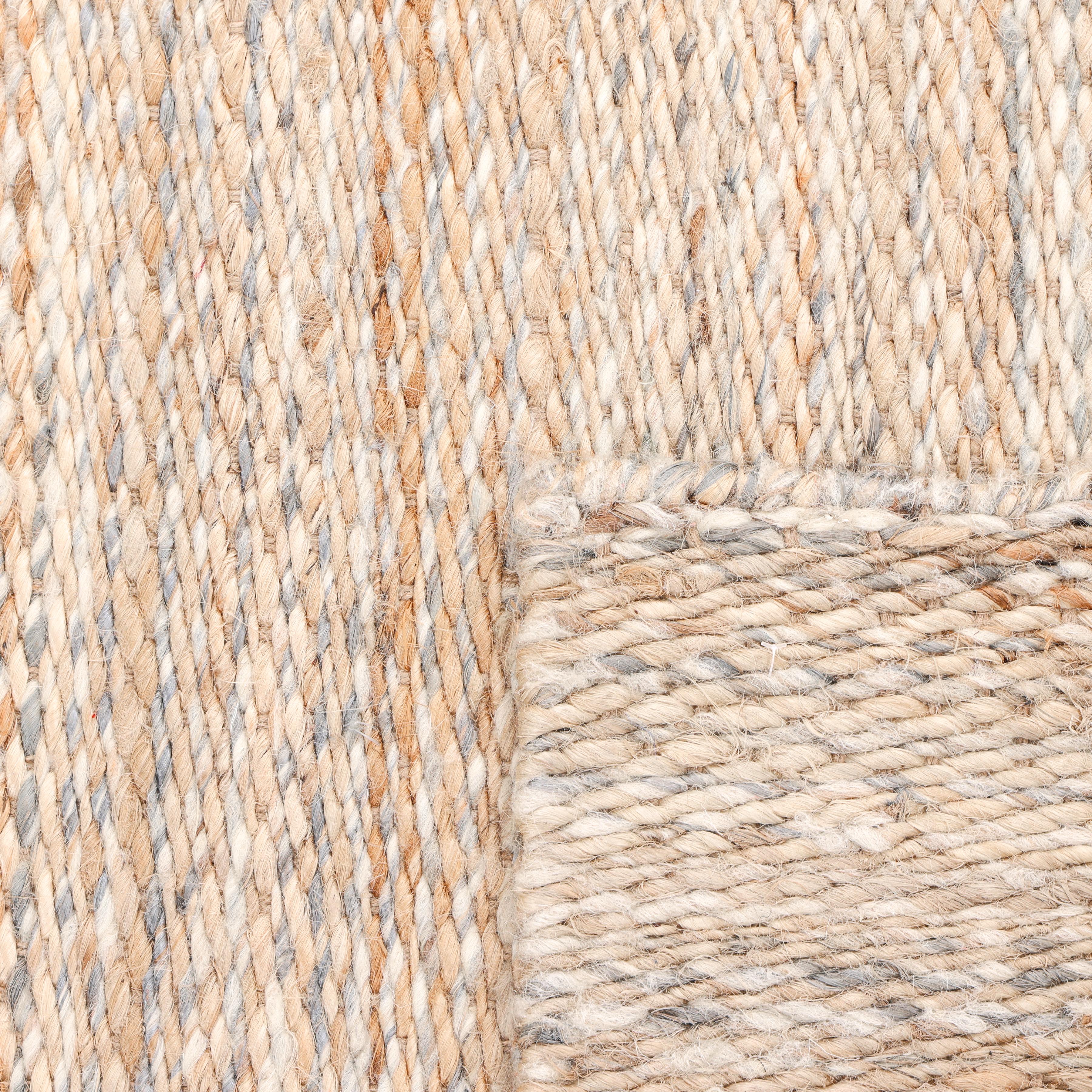 Tappeto d'area marrone chiaro Contemporary Solid Hand Made 3' 0