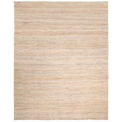 Contemporary Solid Hand Made Light Brown Area Rug 3' 0" x 5' 0"