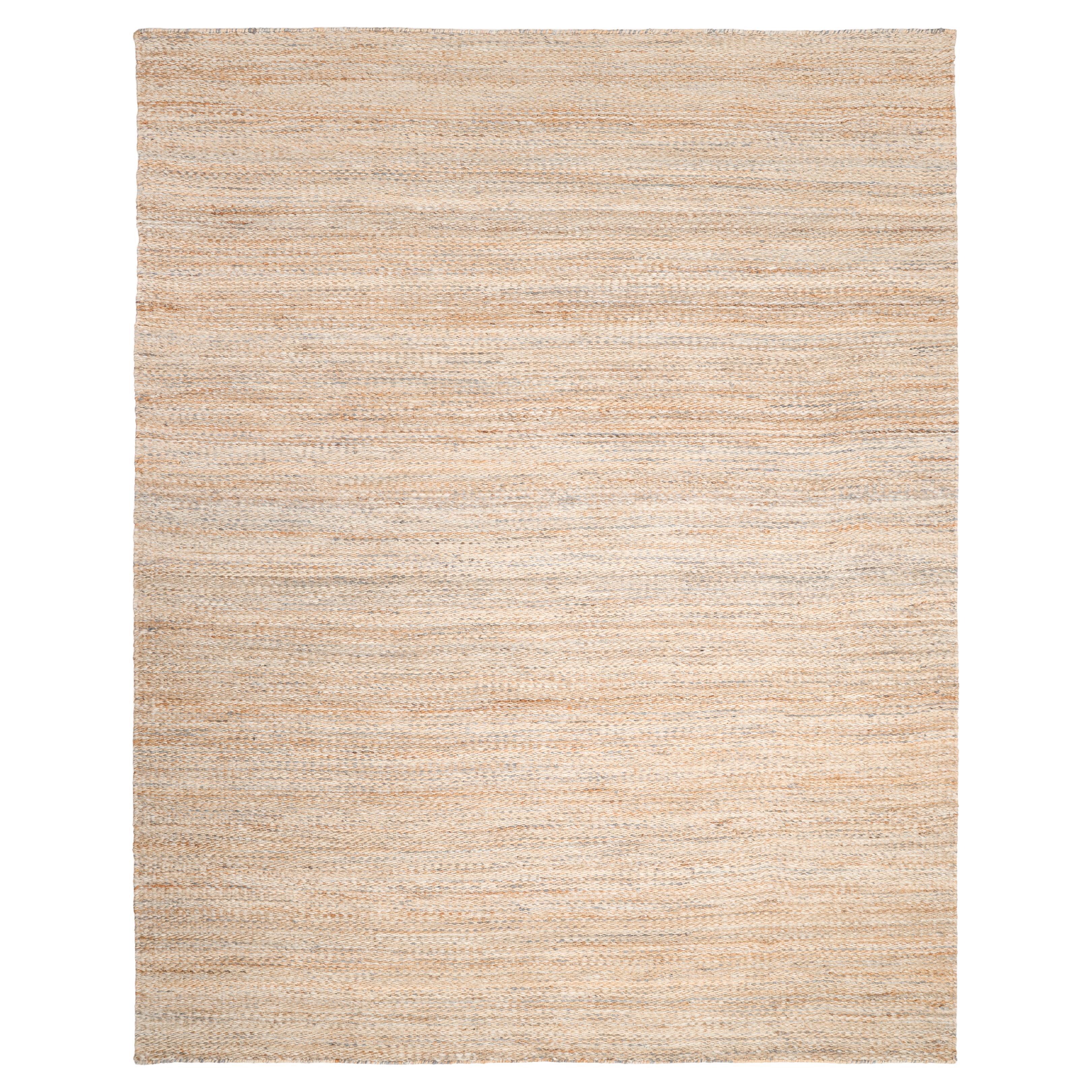 Contemporary Solid Hand Made Light Brown Area Rug 5' 0" x 8' 0"