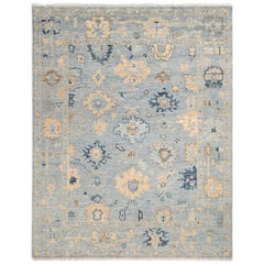 Contemporary Solid Hand Made Light Gray Area Rug 3' 0" x 5' 0"