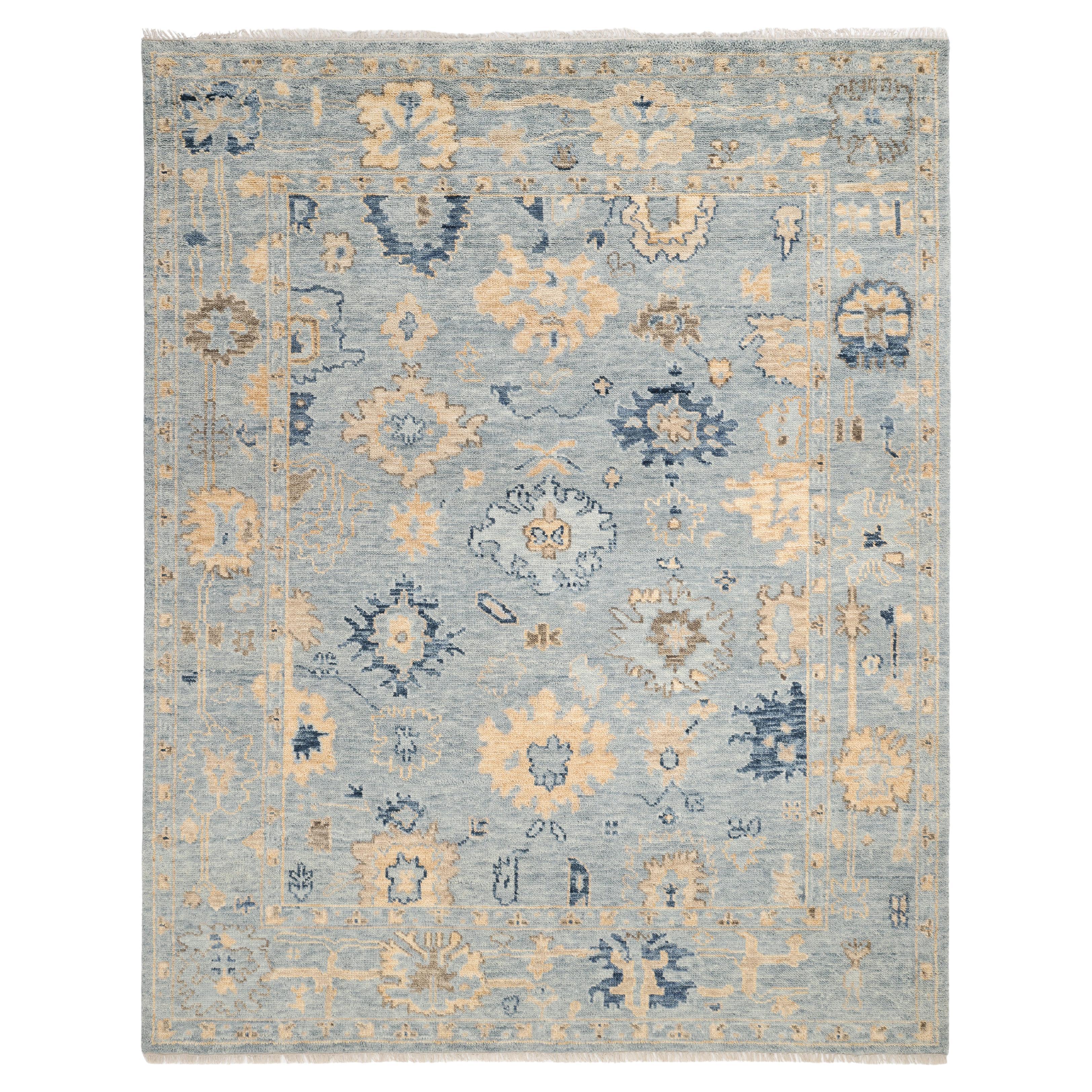 Contemporary Solid Hand Made Light Gray Area Rug 9' 0" x 12' 0"