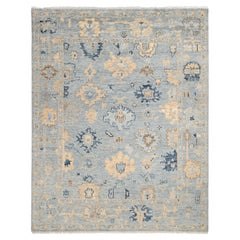 Contemporary Solid Hand Made Light Gray Area Rug 9' 0" x 12' 0"