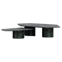 Contemporary Solid Verde Patricia Marble Hera Coffee Table Large by Tim Vranken