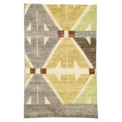 Tappeto Souf marocchino contemporaneo High-Low Wagireh