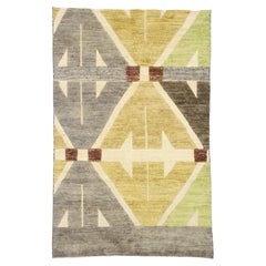 Tapis Wagireh Contemporary Souf Moroccan High-Low