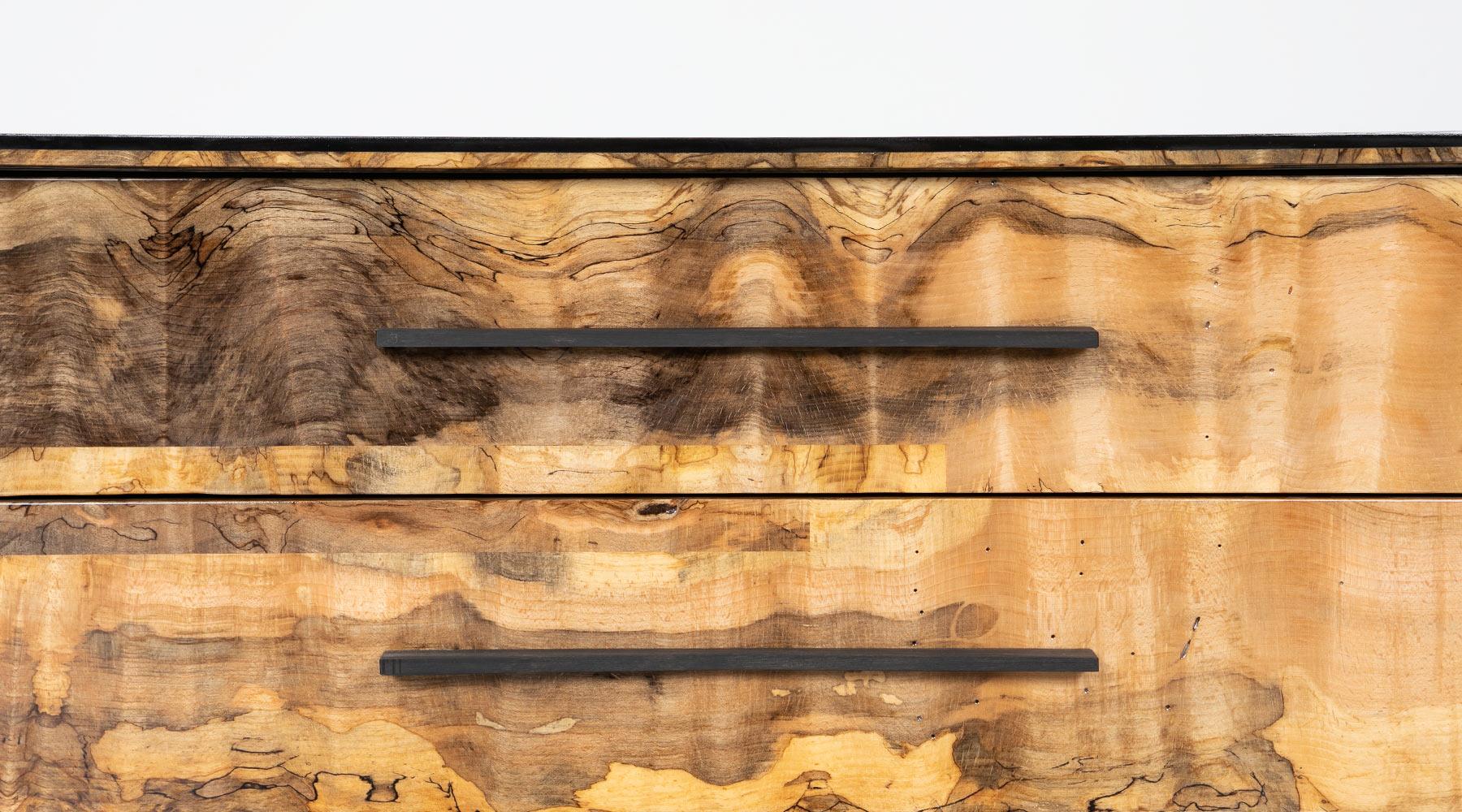 Contemporary Spalted Beech Dresser by Johannes Hock For Sale 1
