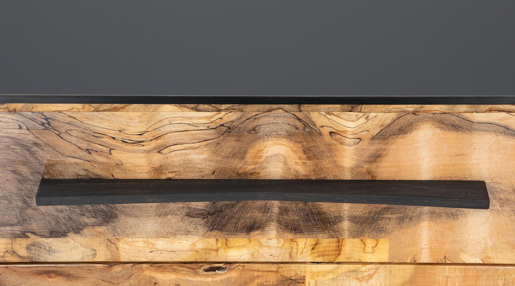 Contemporary Spalted Beech Dresser by Johannes Hock For Sale 2