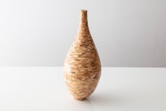 Contemporary Spalted Maple  Goose Neck Vase #2 by Richard Haining Available Now