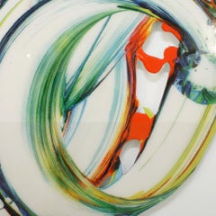 Contemporary Spanish Colorful Artwork "Souvenir 44" by César Delgado