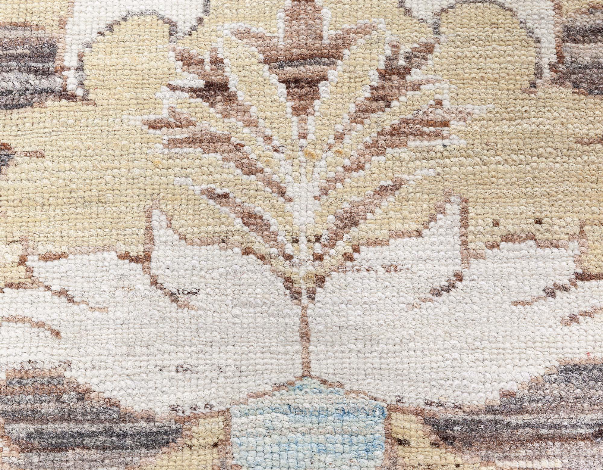 Alfombra española contemporánea inspirada en Cuenca, de Doris Leslie Blau Lana en venta